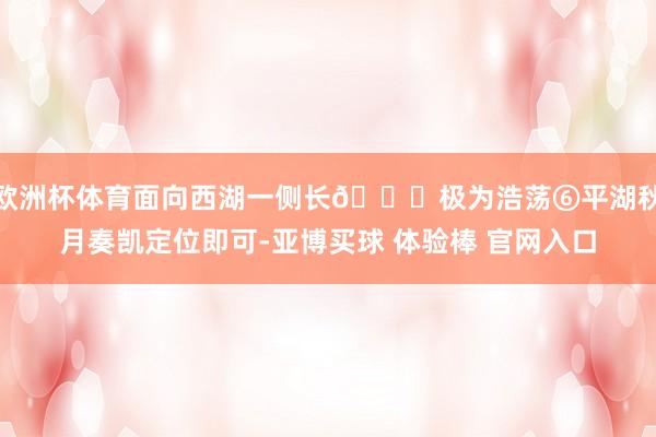 欧洲杯体育面向西湖一侧长🉐极为浩荡⑥平湖秋月奏凯定位即可-亚博买球 体验棒 官网入口